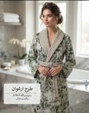 حوله پالتویی تنپوش طرح ارغوان پودیران